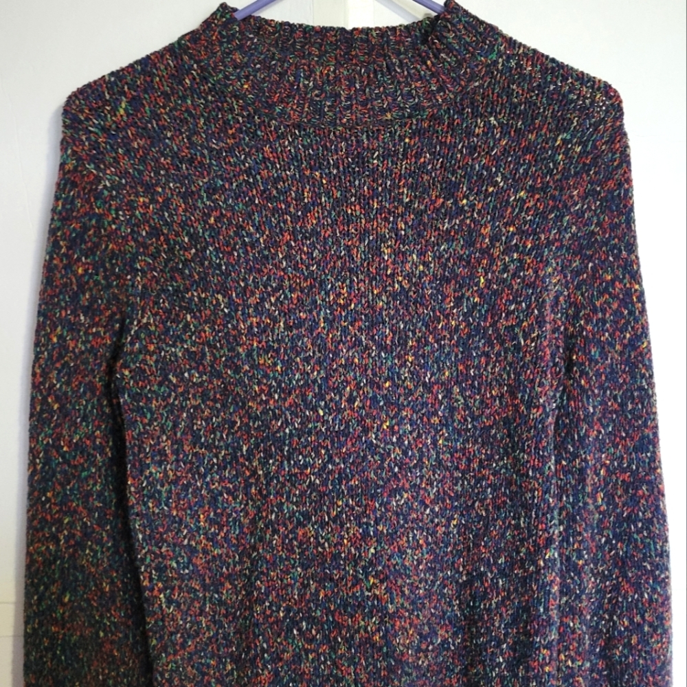 Anthro Seen Worn Kept Colorful Knit Sweater - Picture 4 of 7